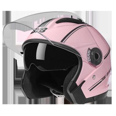 China Head Protection BYB/730 2021 Wholesale Casco Para Moto De Moto Cross De Mujer Safety 3/4 New Design Full Face ABS Motorcycle Road Helmet for sale