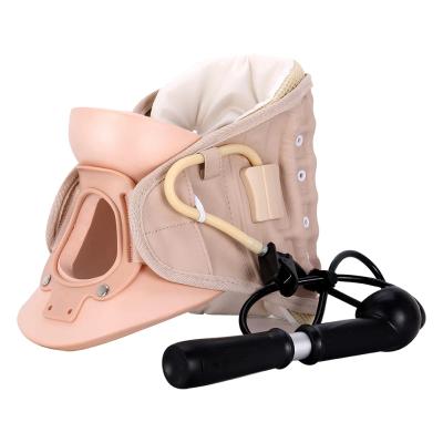 China Cervical Traction Neck Brace+Portable Inflatable Cervical Neck Support Device Traction Bracket for sale