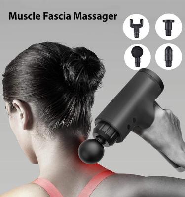 China Cordless Electric Body Relax Full Body Deep Powerful Rechargeable Fascia Gun Cordless Massager Muscle Tissue Gun for sale