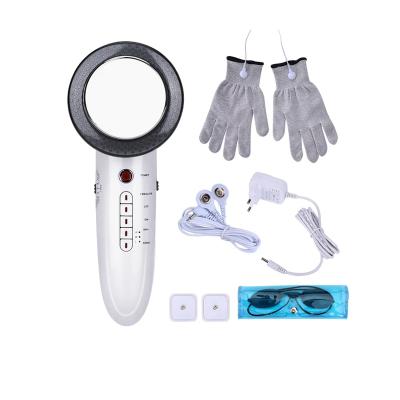 China Weight Loss Mini Fat Burner Machine Portable 6 in 1 Infrared RF Home Weight Loss Beauty Device Cavitation Body Slimming Massager Machine for sale