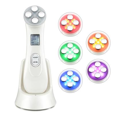 China Face Lift EMS RF Radio Frequency Electroporation Machine 5in1 Mesotherapy Machine 5in1 Electroporation Face Photon Skin Skin Rejuvenation Wrinkle Remover for sale