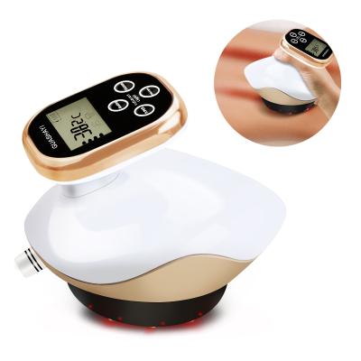 China Display Cupping Electric Body Massager LCD Guasha Scraping EMS Body Massager Vacuum Cans Suction Cup IR Heating Fat Burner Slimming for sale