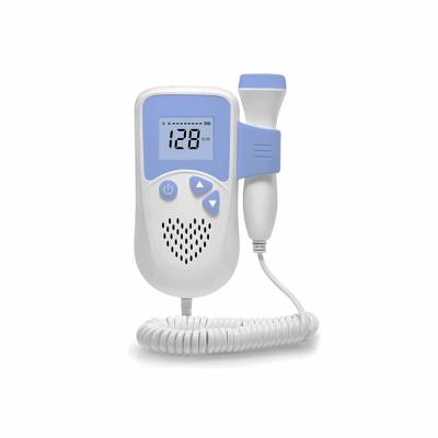 China Portable Baby Sound/2.5MHz Prenatal Fetal Heartbeat Plastic Baby Doppler Baby Use Sound Monitor For Pregnancy for sale