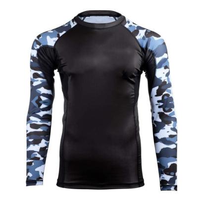 China Breathable High Quality Durable Wearing Various Popular Custom Made Men Compression Rash Guard for sale