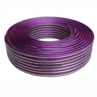 China SPEAKER CCA TCCA SPEAKER WIRE SPEAKER CABLE PURPLE SILVER WIRE for sale