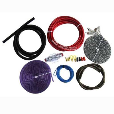 China Car Amplifier Car Subwoofer Wiring Kit Car Amplifier Wiring Kit 6GA Amp Wiring Kit for sale