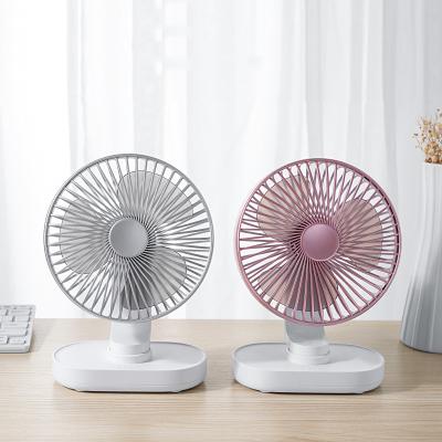 China Wholesale Desktop Personal Table Mini Rechargeable Ventiladores Portable Car Charging Handheld Usb Led Small Fan for sale