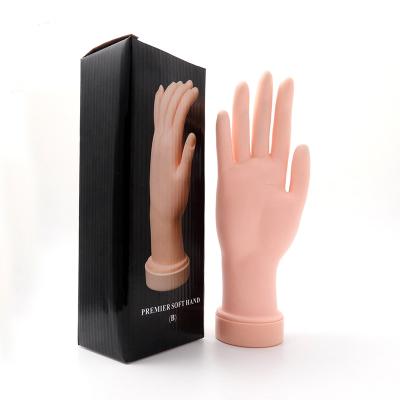 China Finger Nail Beauty Nail Training Hands Artificial Fake Hand Practice Model Hands For Nails for sale