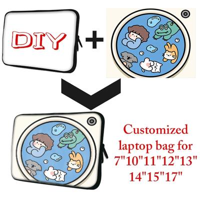 China Waterproof Custom Single Sleeve Laptop Bag Protective Tablet Bag Multi Function Neoprene for sale