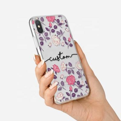 China thin & lightweight plastic material custom create your own brand for apple case , transparent soft case for iphone X for sale