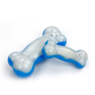 China Stocked All For Paws Summer Amazing Treat Toy Pet Ice Cream Dog Bone Cooling Doy Toy for sale