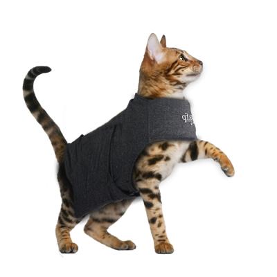 China AFP Amazon Viable Hot Sales Monitor Recommended Calming Solution Vest Cats Clothes Calming Wrap Cat Anti Anxiety Jacket Vest For Fireworks for sale