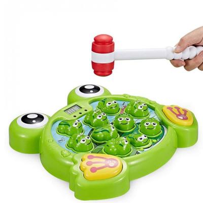 China With Counting Score Funny Kids Hitting Toy Beat A Frog Game Hammer Game Toys With Music Songs for sale