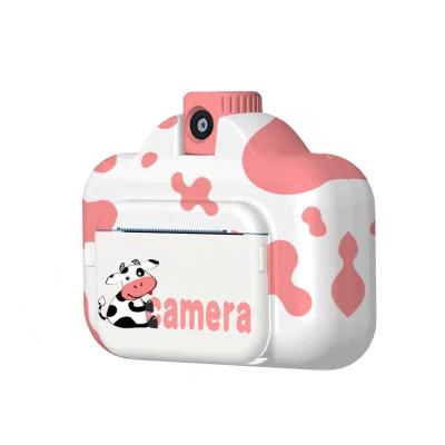 China Mini function cow camera mutifunctional printing camera wifi recording version with long battery life digital cameras for kids for sale