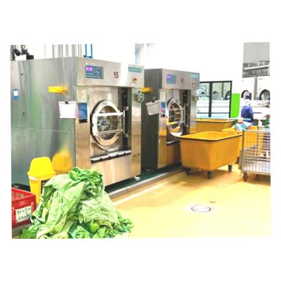 China Professional 15-150kg laundry washing machine sealer critical cleaning/residue free extractor and hotel drier washing machine for sale