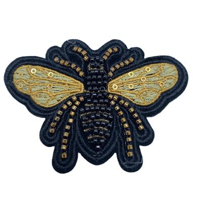 China Viable Factory Customized China Embroidered Fabric Garments Patch Embroidery Material Patch for sale