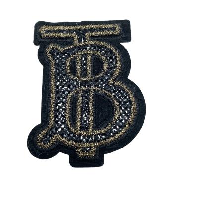 China Viable Custom Shoe Charm China Manufacturer Embroidery Cloth Patch Embroidery Shoe Charm Patch for sale