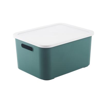 China Minimalist Compartment Wardrobe Organizer Portable Storage Box With Plastic Cover for sale