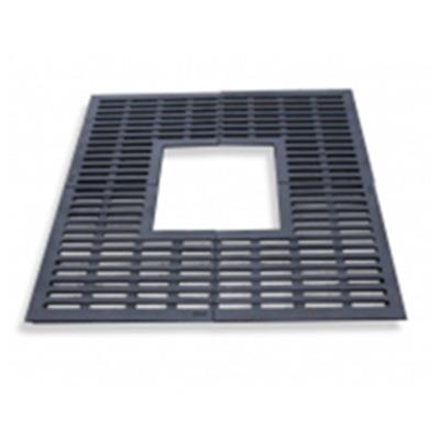 China Durable high quality malleable iron and steel tree grates/tree pool strainer/perforated manhole cover for sale