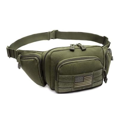 China Anti-theft Tactical Molle Mounting Daily Waterproof 800D Carry Camo Tactical Range Bag Waist Pack Bag for sale