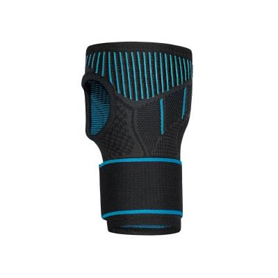 China Adjustable Breathable Nylon Band Safety Nylon Wrist Guard Weightlifting Pad Compression Elasticity Sports Brace for sale