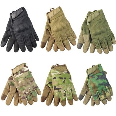 China Full Finger Rubber Hard Knuckle Outdoor Cycling Motorcycle Hiking Camping Power Sports Tactical Gloves for sale