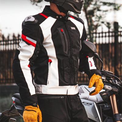 China Flame Retardant CE Approved Armors Good Quality 100% Textile Waterproof Motorcycle Traveling Jacket Racing Tank Top for sale