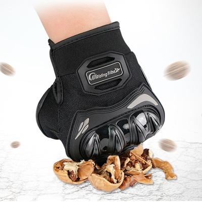 China Hot Selling Finger Touch Screen Palm and Knuckle Shell Safety Protection Motorcycle Racing Waterproof Gloves for sale