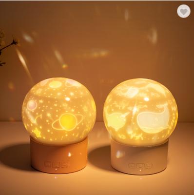 China Modern Music Projector Night Light with BT Speaker Chargeable Universe Starry Sky Rotate LED Lamp Star Kids Baby Colorful Flashing Gift for sale