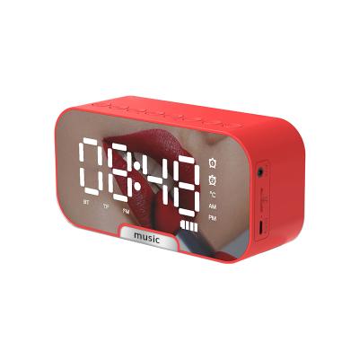 China Portable Computer Gvoice Alarm Clock Digital Display Mirror Mobile Phone Holder Q5 Mini Waterproof Tooth Speaker Amazon Blue Top Sale for sale