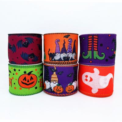 China Custom Made China Ribbon Roll Printing Decoration And Ribbon Eco - Friendly / Halloween Custom Made for sale