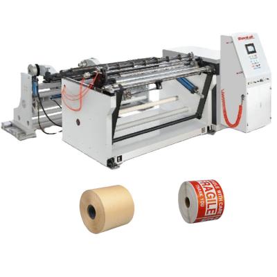 China Building Material Shops ZONTAI Single Rewind For Jumbo Big Roll Slitter And Paper Rewinder Machine for sale