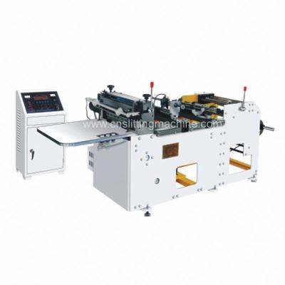 China Production capacity 350mm Max. Building Material Stores ZONTAI ZQD350 PVC Shrink Sleeve Label Cutting Machine 200 M/min Workable Width for sale