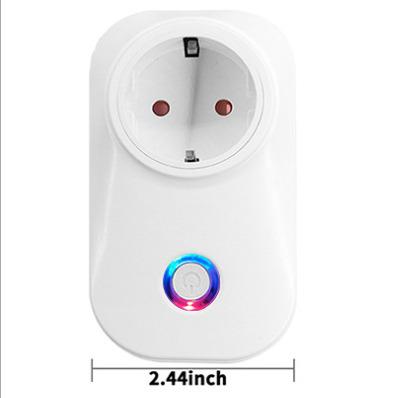 China 16A USA UK EU Tuya Residential/Multi-Purpose Home Zigbee Mini Electrical Plug With Wall Outlet Wholesale Non-melting Alexa Google Wifi Smart Plug Socket for sale