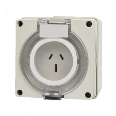 China SAA Australia Industrial Waterproof Single Socket Outlet Outlet for sale