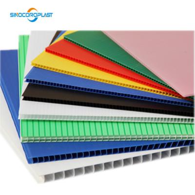 China Outdoor use Coroplast pp plastic corrugated board corrugated cardboard sheets for sale