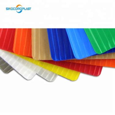 China Storage ; Packaging ; Protection; Advertising Lightweight High Impact Polypropylene Extruded Groove PP In Corrugated Cardboard for sale