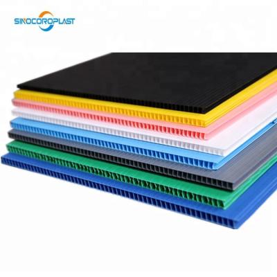 China PP Factory Netting 2mm 2.5mm 3mm 4mm 5mm PP Coroplast Sheet /Corflute Board/PP Correx Sheet for sale