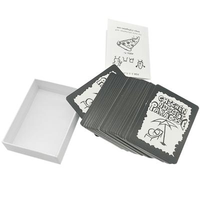 China Custom Cheap Recycable Card Game Printing Paper Game Cards Kids Card Game Supplier for sale