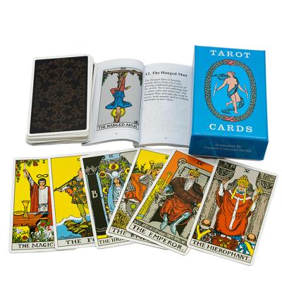 China Wholesale Custom Recycable Printing Classic Night Before Christmas Tarot Card With Guide Tarot Mat for sale