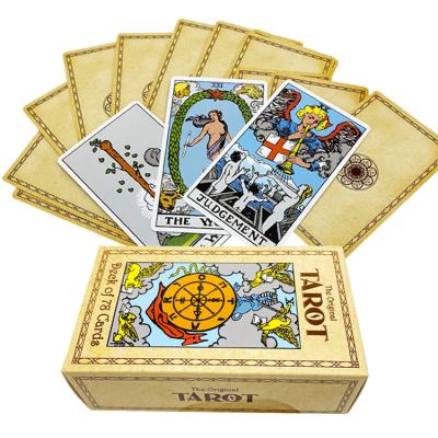 China Recycable tarot deck custom deck classic cute collectible card game printing wholesale tarot cards for sale