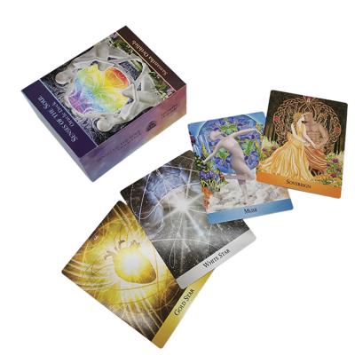 China Recycable New Arrival Custom Tarot Card Printing Waterproof Plastic Holographic Tarot for sale