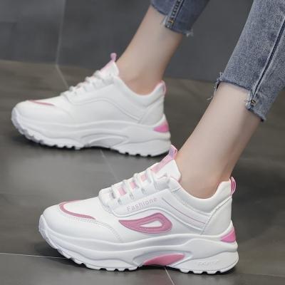 China EVA Sports Shoes Ins Fashion Dad Shoes 2021 New Korean Women's Spring Leisure Sports Running Shoes for sale