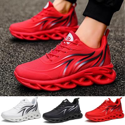 China TPR Sports Shoes Mens Flame Printed Sneakers Driving Weave Sports Shoes Comfortable AthleticRunning Running Outdoor Shoes for sale