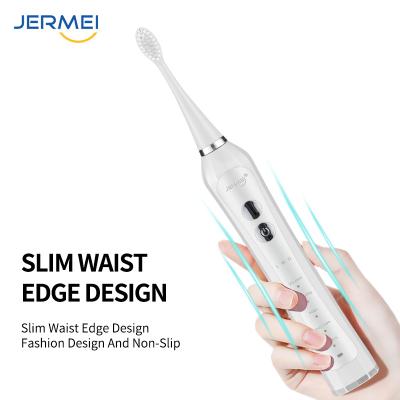 China Ultrasonic Electric Toothbrush Battery Operated Waterproof Adult Original Bristle Replaceable Intelligent Automatic Whitening for sale