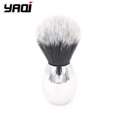 China Synthetic Yaqi Hair Shaving Brush Logo Bunny Chrome Version Tuxedo Knot Shaving Brush For Easter Day for sale