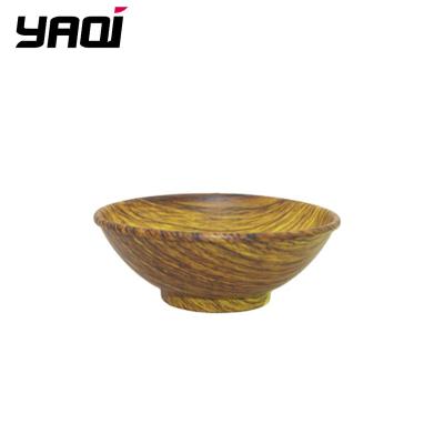 China YAQI Wholesale Fake Wood Shaving Cream Men Shaving Bowl for sale