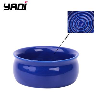 China Yaqi Blue Ceramics Ceramic Shaving Bowl Shaving Cup Shaving Soap Bowl CB004 for sale