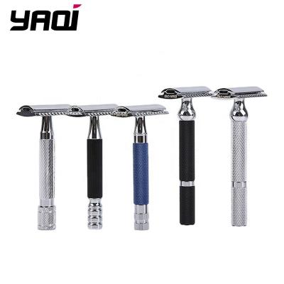 China Wholesale Single Blade Metal Safety Razor Men Double Blade Safety Razor for sale