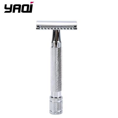 China Brand Single Blade Razor Wholesale Custom Men's Safety Care Shaving Replaceable Double Edge Razor Blade Razor for sale